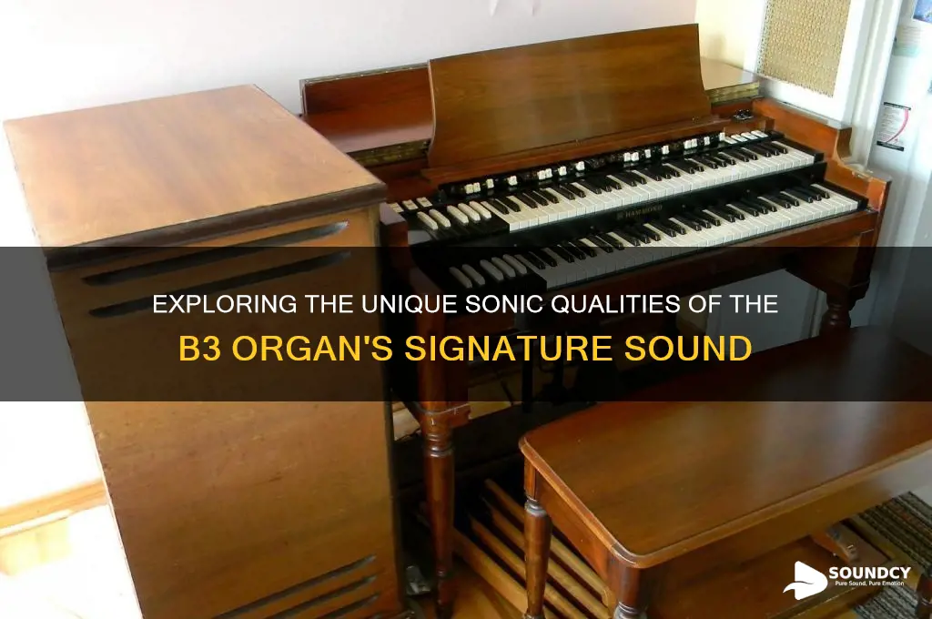 what does b3 sound like