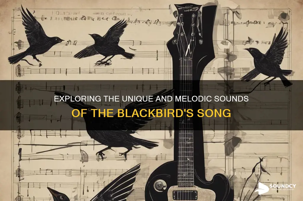 what does blackbird sound like