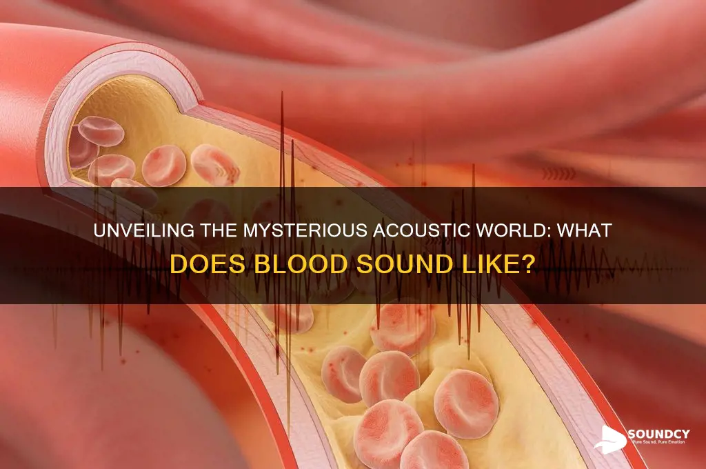 what does blood sound like