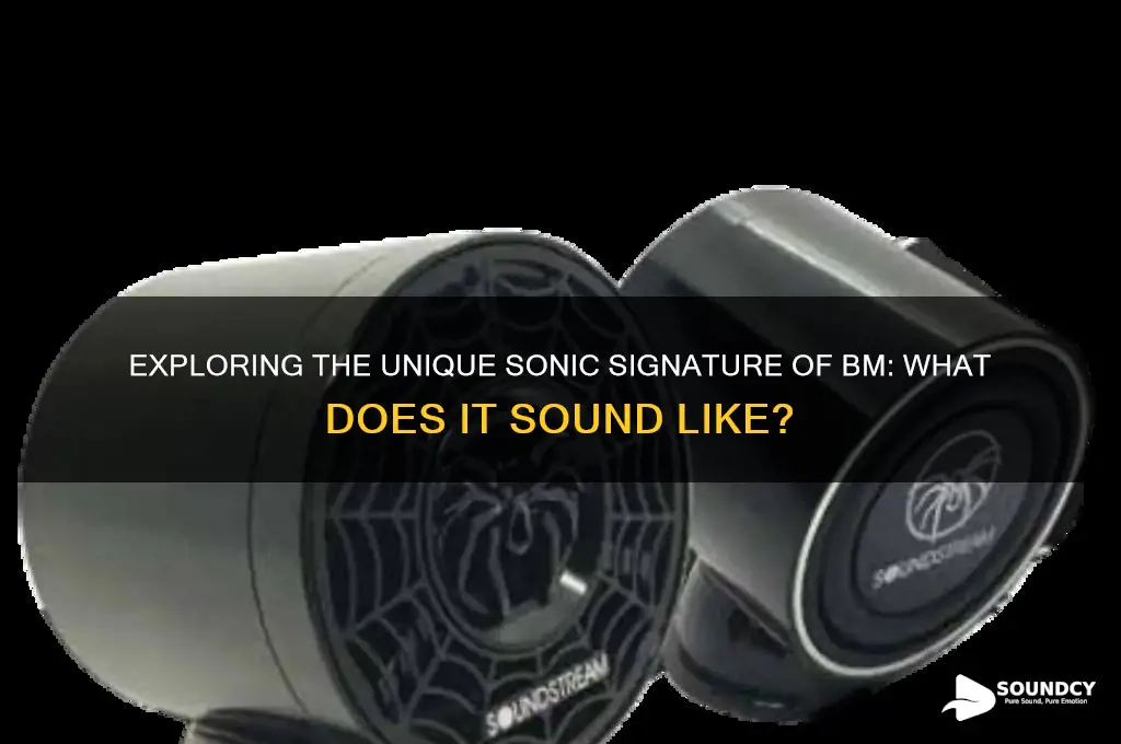 what does bm sound like