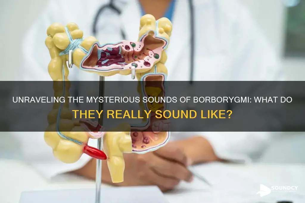 what does borborygmi sound like