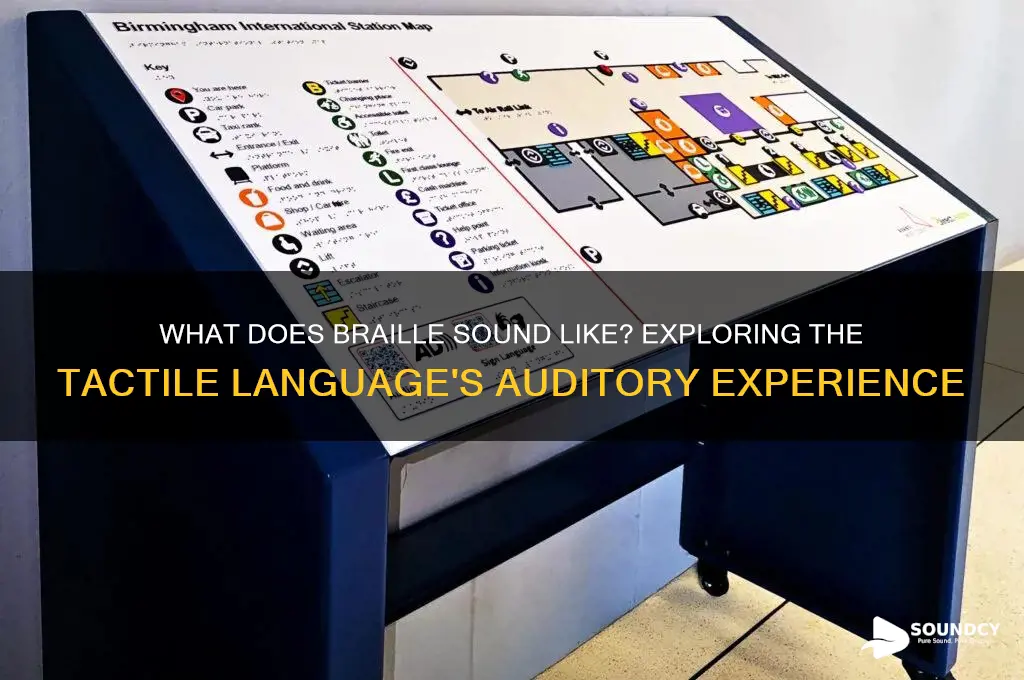 what does braille sound like