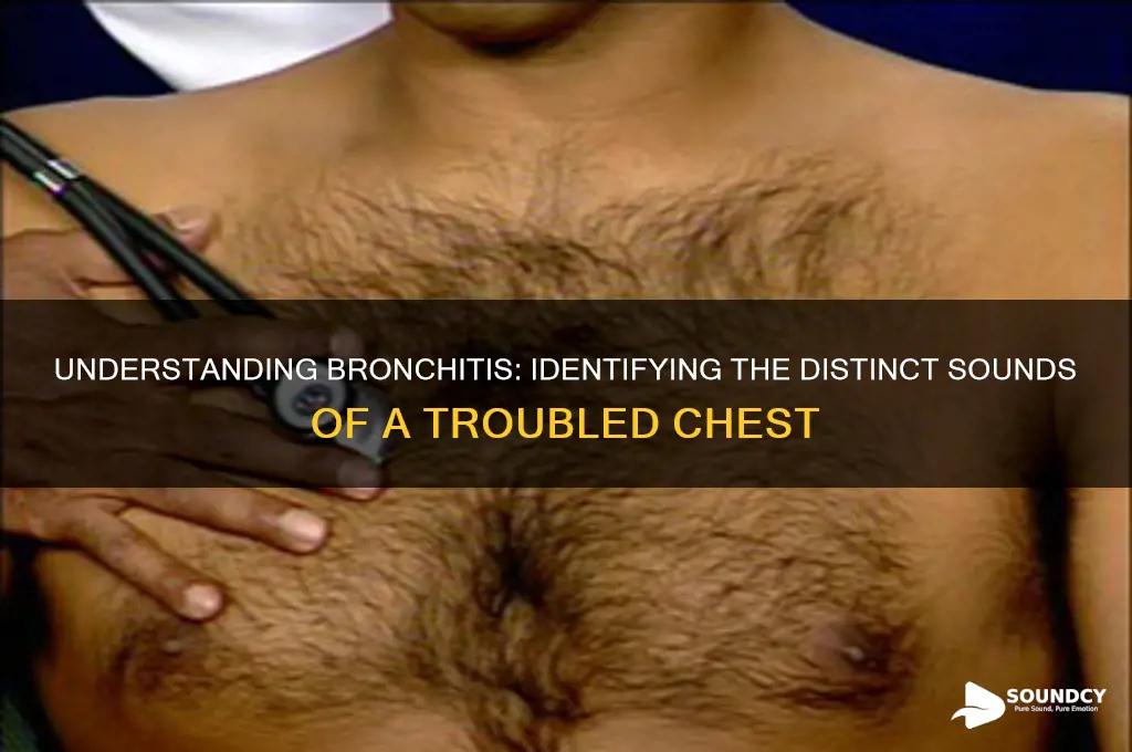what does bronchitid sound like