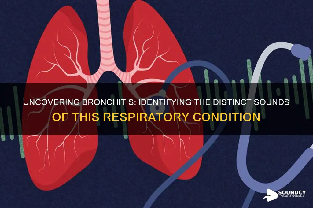 what does bronchitis sound like