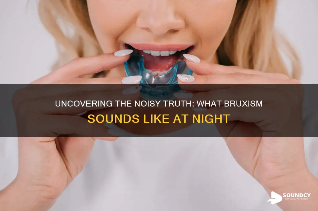 what does bruxism sound like
