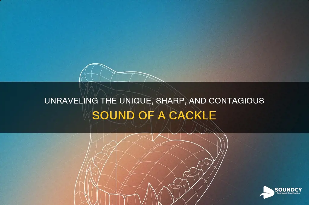 what does cackle sound like