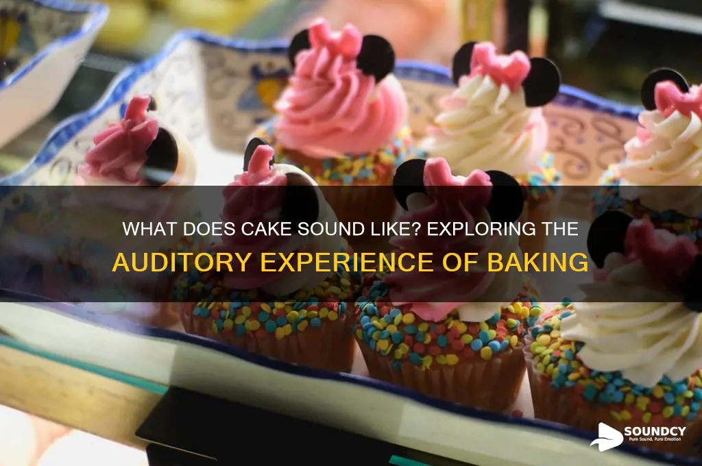 what does cake sound like