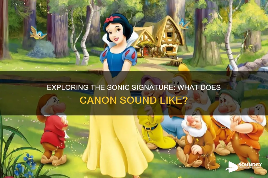 what does canon sound like