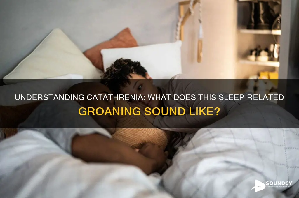 what does catathrenia sound like