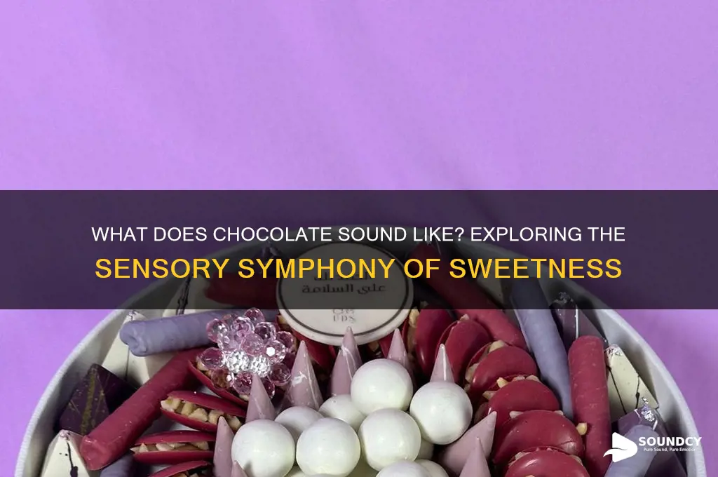 what does chocolate sound like