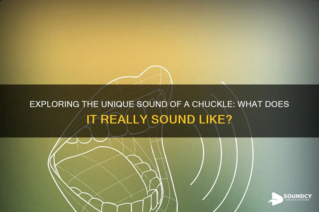 what does chuckle sound like