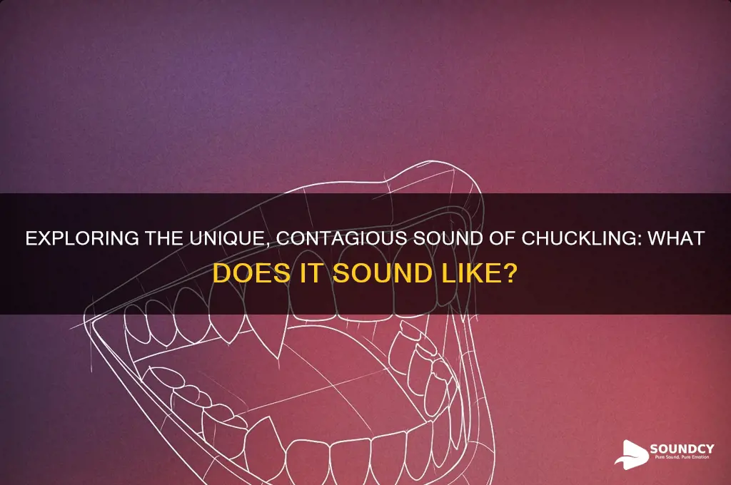 what does chuckling sound like