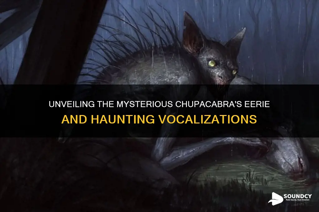 what does chupacabra sound like