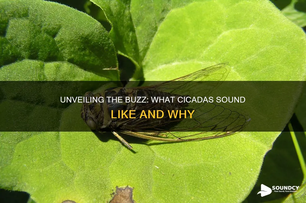 what does cicadas sound like