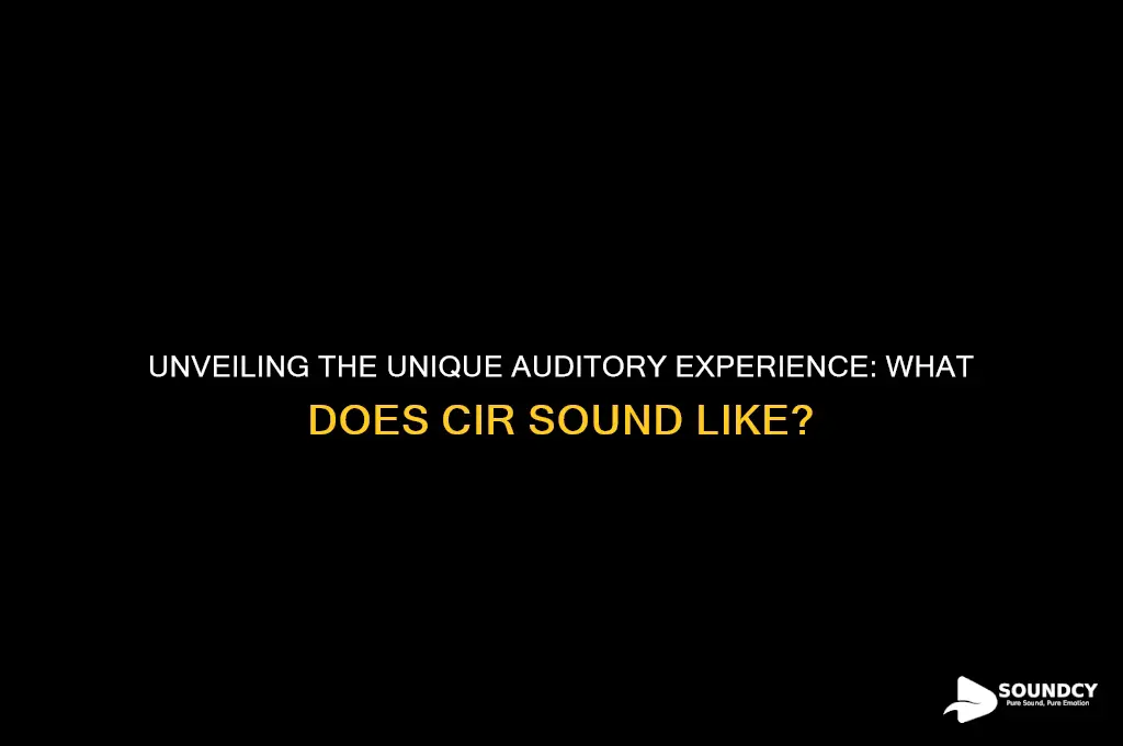 what does cir sound like