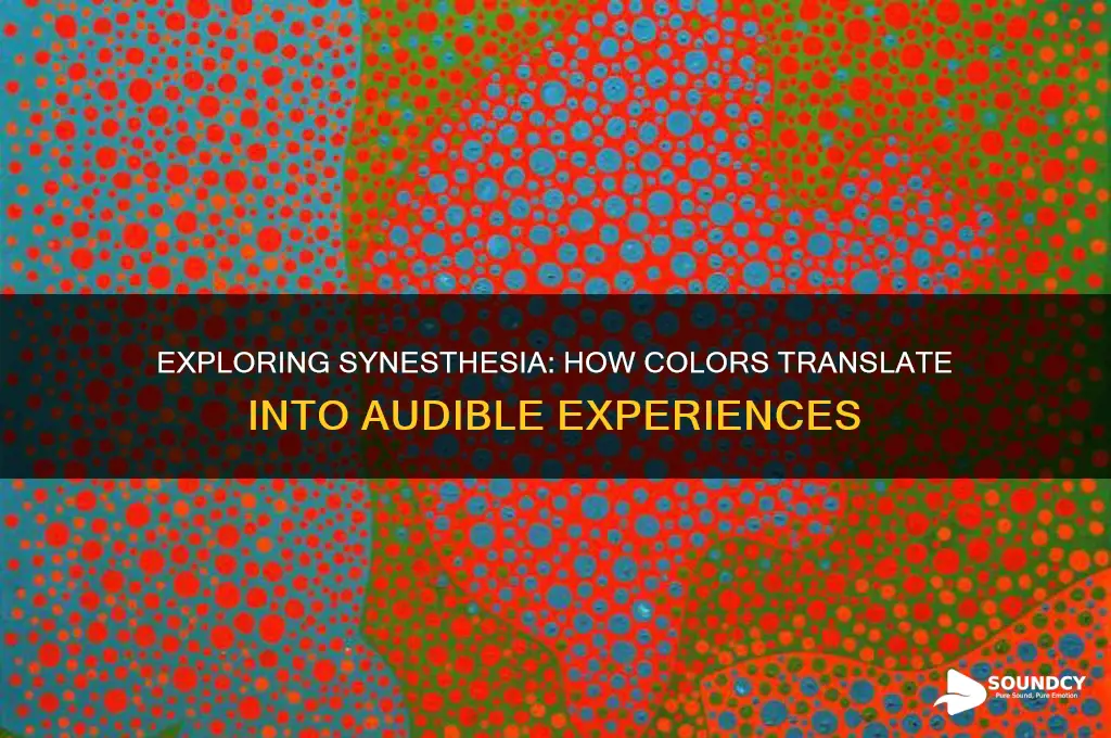 what does color sound like