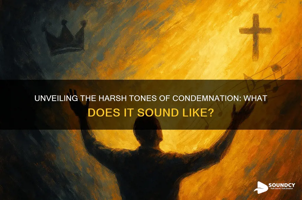 what does condemnation sound like