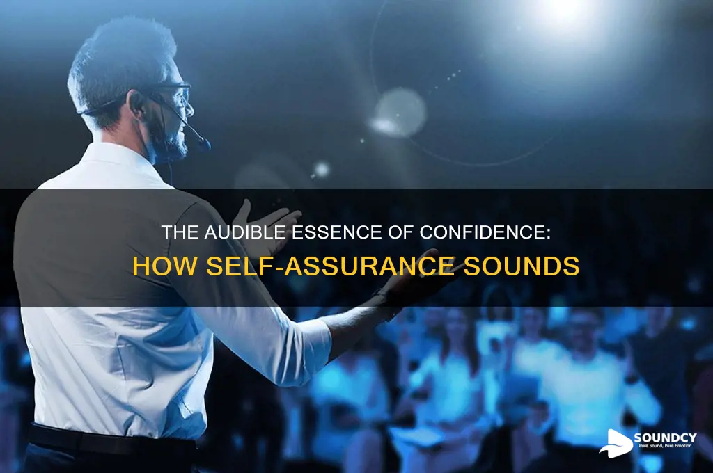 what does confidence sound like