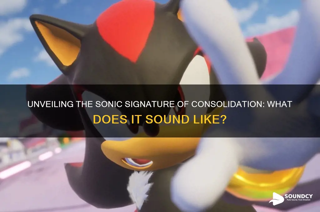 what does consolidation sound like