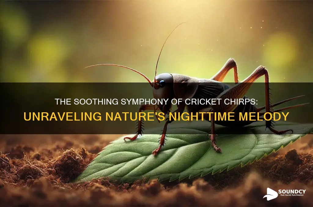 what does cricket sound like