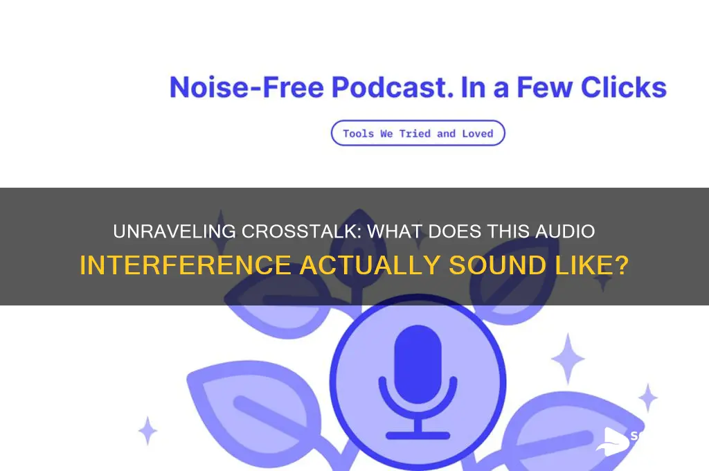 what does crosstalk sound like