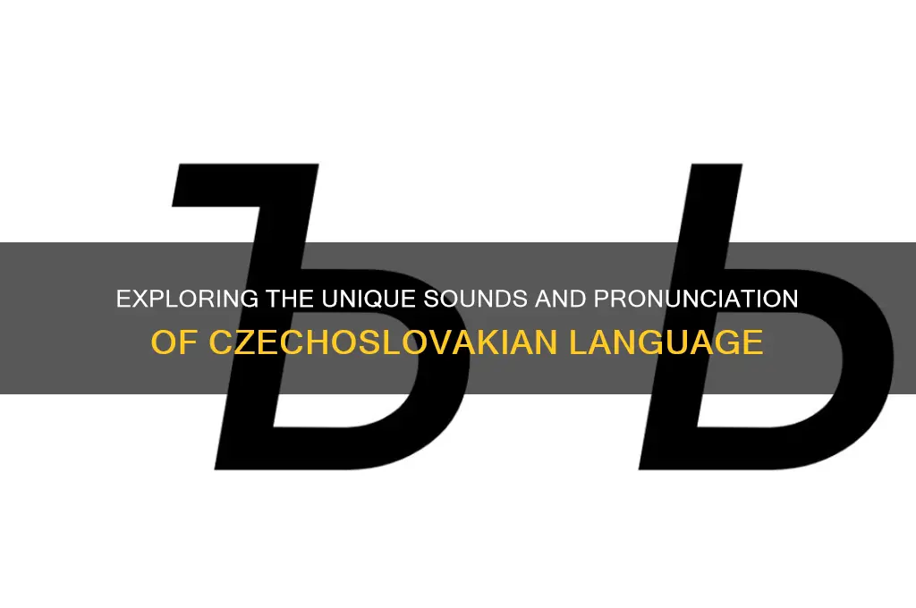 what does czechoslovakian sound like