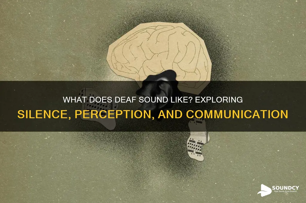what does deaf sound like
