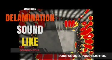 Unraveling the Acoustic Mystery: What Does Delamination Sound Like?