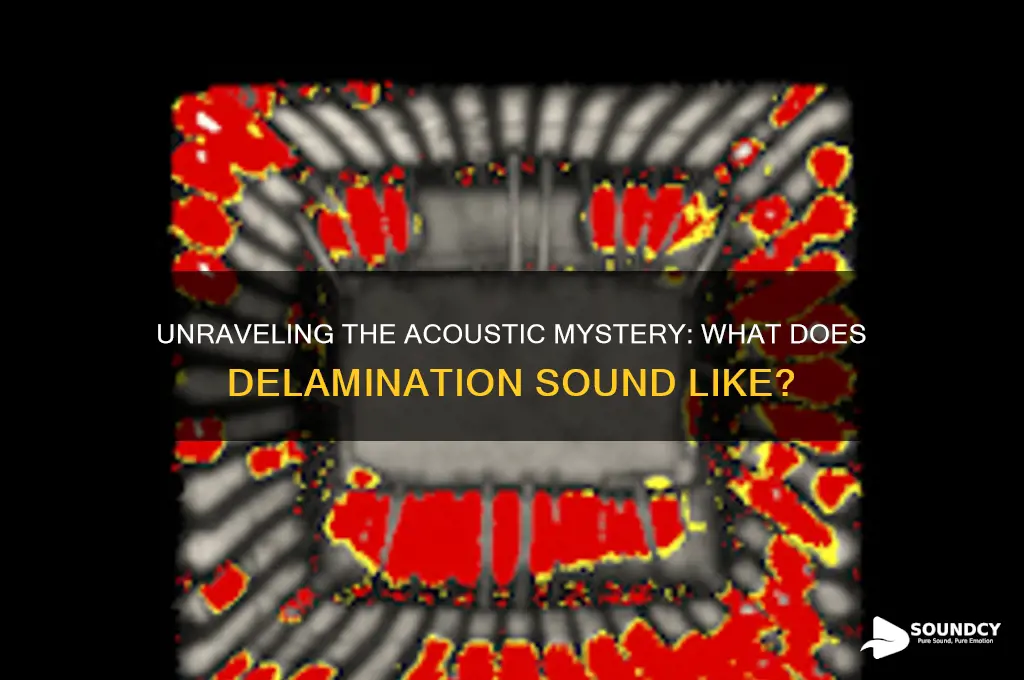 what does delamination sound like