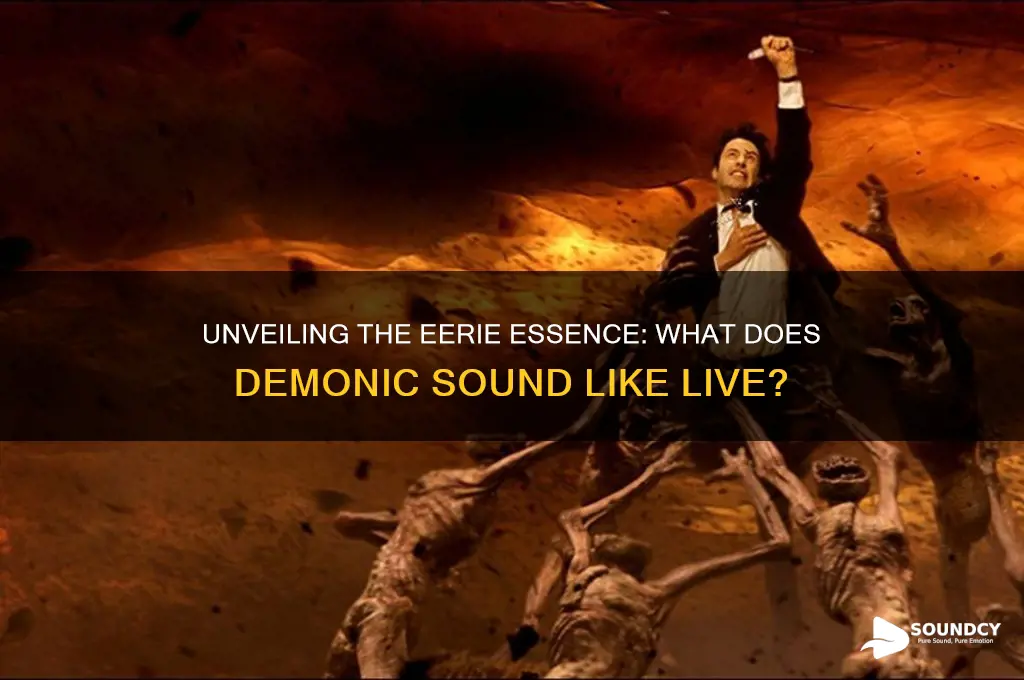 what does demonic sound live