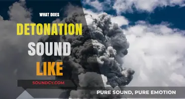 Explosive Detonation Sounds: Unveiling the Unique Acoustic Signature of Blasts