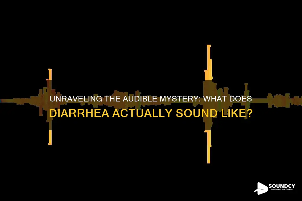 what does diarrhoea sound like