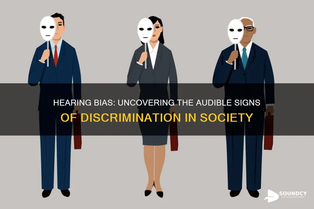 what does discrimination sound like