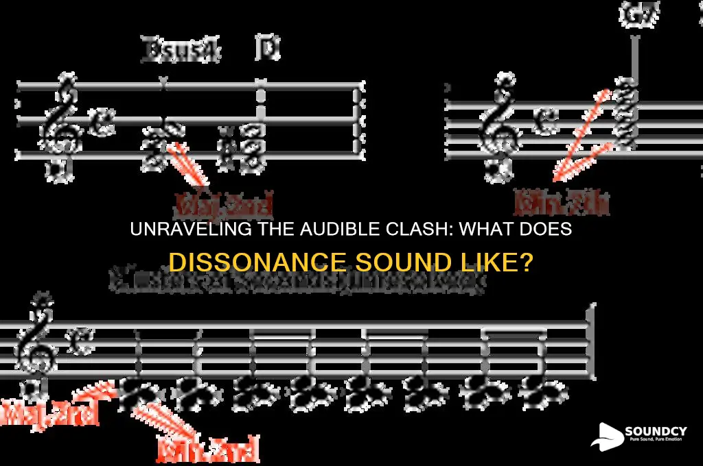 what does dissonance sound like