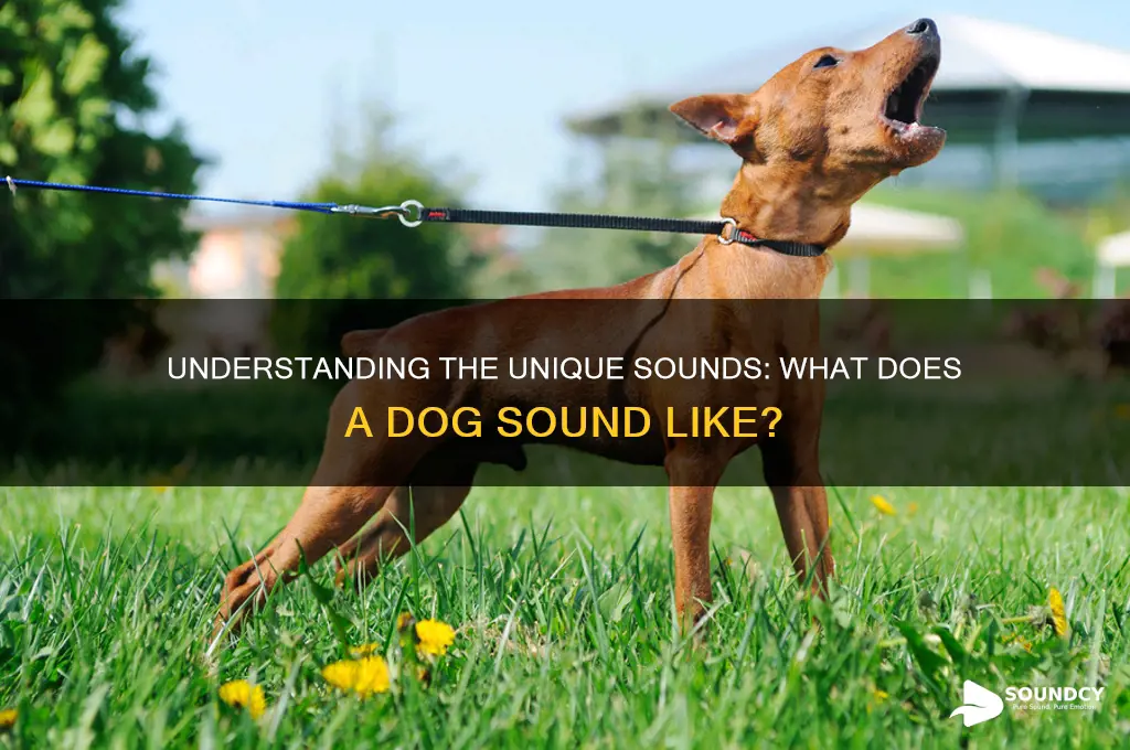 what does dog sound like