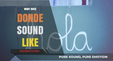 What Does 'Donde' Sound Like? Exploring Pronunciation and Accents
