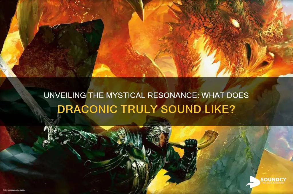 what does draconic sound like