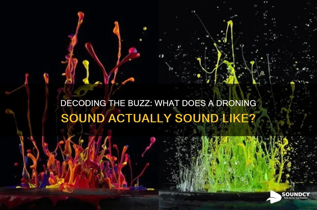 what does droning sound like