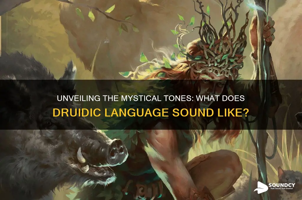 what does druidic sound like