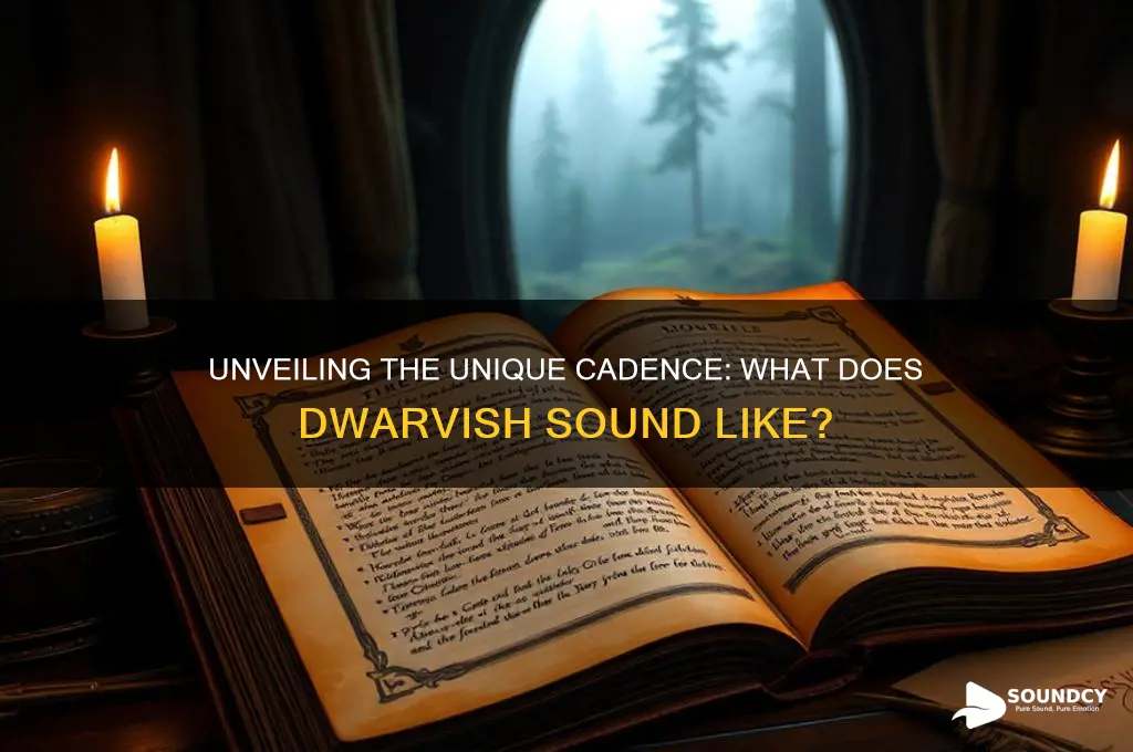 what does dwarvish sound like