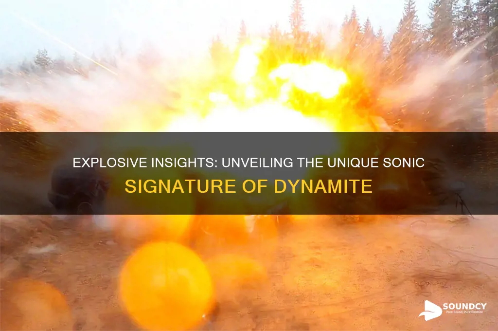 what does dynamite sound like