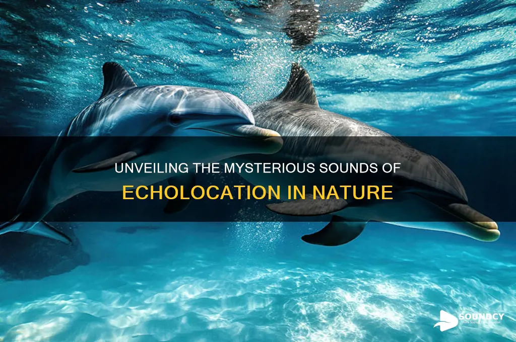 what does echolocation sound like