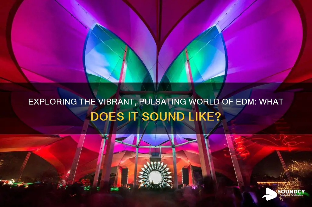 what does edm sound like