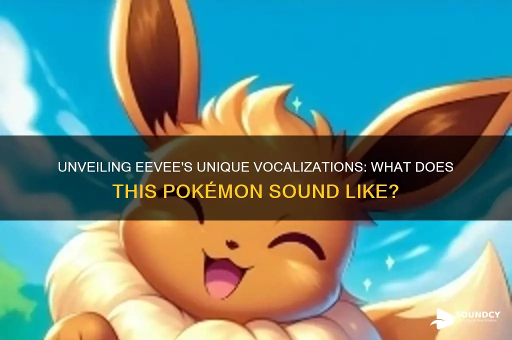 what does eevee sound like