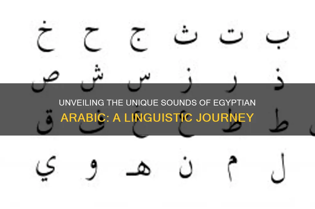 what does egyptian sound like