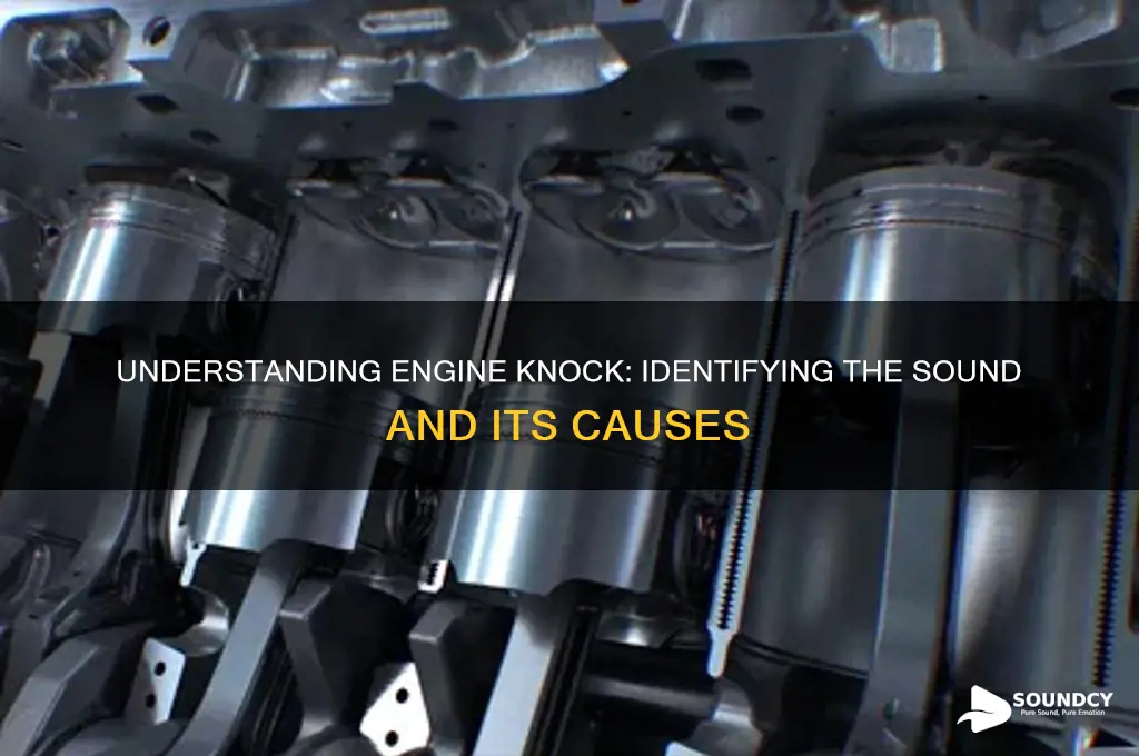 what does engine knock sound