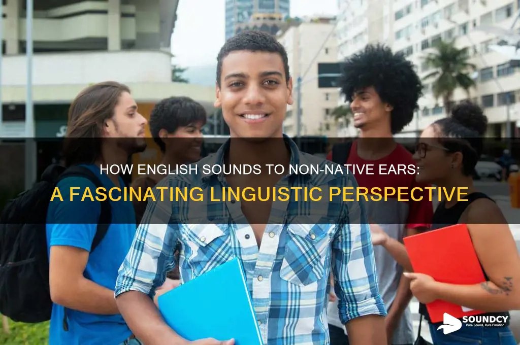 what does english sound like to non english speakers