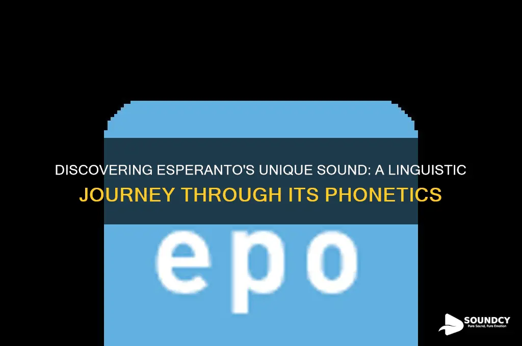 what does esperanto sound like