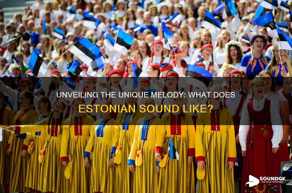 what does estonian sound lie