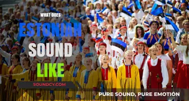 Discover the Unique Melody: What Does Estonian Sound Like?